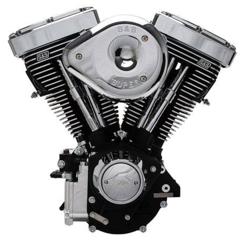 S&S Cycle 84-98 Carbureted Non-Catalyst BT V80R Complete Assembled Engine - Black Finish 31-9150