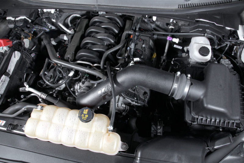 K&N Engineering 18-  Ford F150 5.0L Air Intake System KNE57-2603 57-2603 Photo - Mounted