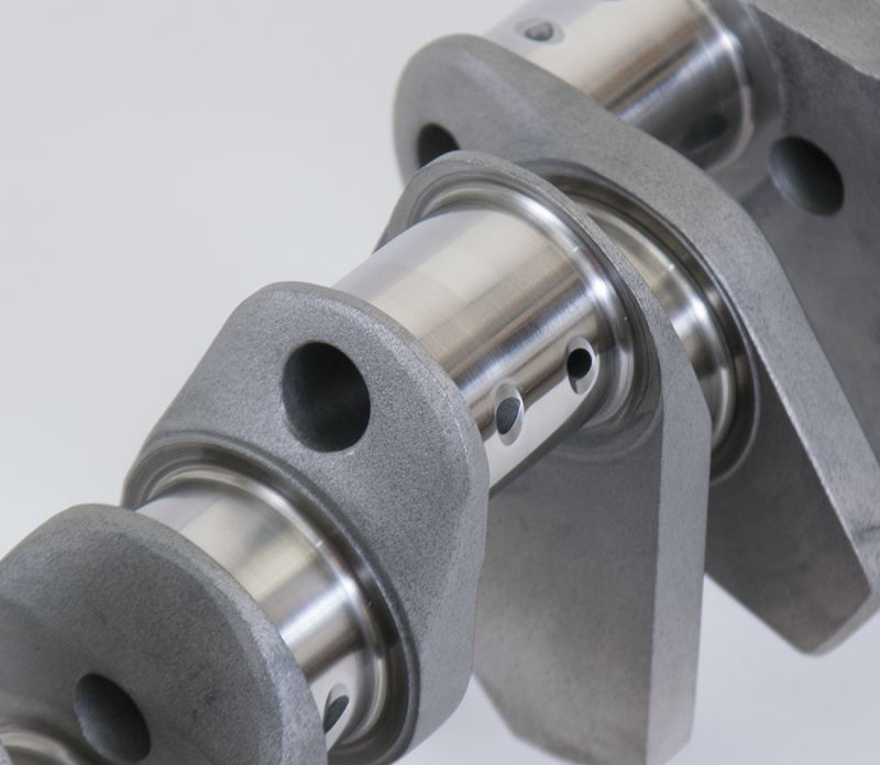 Eagle SBC 350 Forged Crankshaft 3.480in Stroke 2.1in Rod Journal 4350348057FW 4350348057FW Photo - Close Up