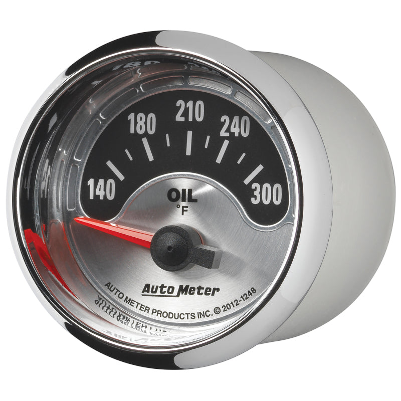 Autometer Gauge OilT 2" 300 deg. F Elec AmerMuscle 1248 User 2