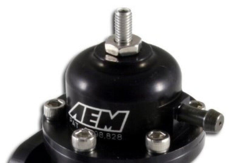 AEM Electronics Fuel Pressure Regulator Black Honda Acura 25-300BK Photo - Close Up
