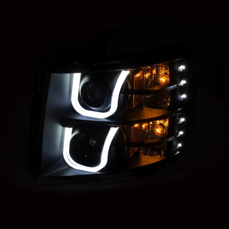 Anzo Chevy Silverado 1500 07-13 / 2500HD/3500HD Headlights W/ U-Bar Switch 111384 User 3