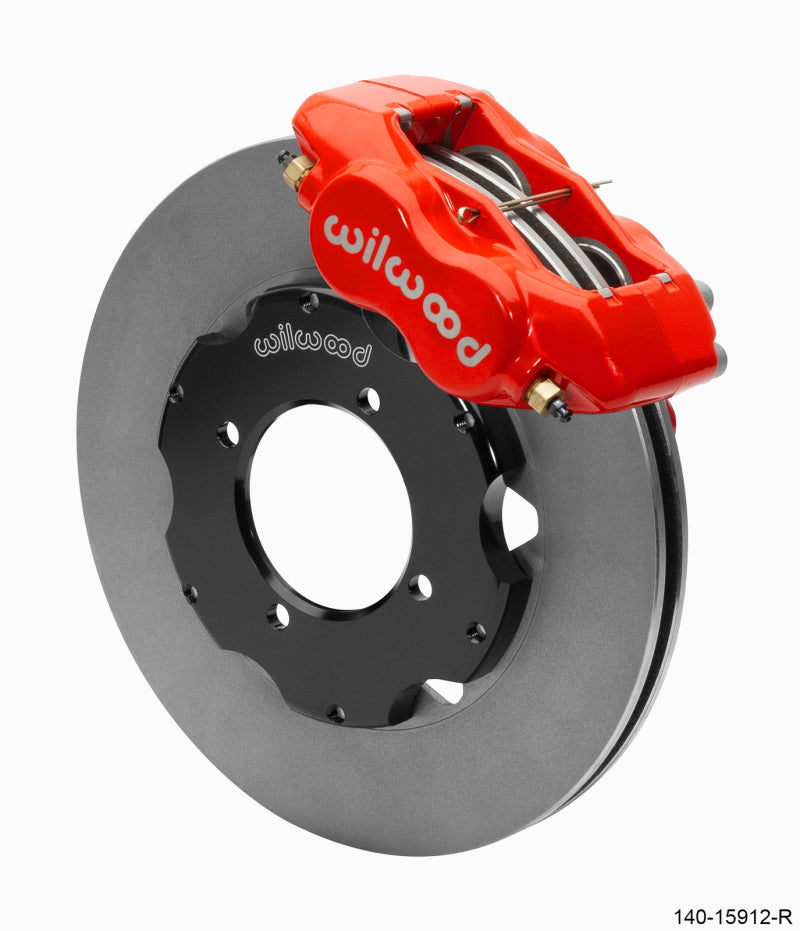 Wilwood Dynalite Front Big Brake Kit 11.00in ULHP-30 Vane Plain Face Rotors - Red 140-15912-R 140-15912-R User 1