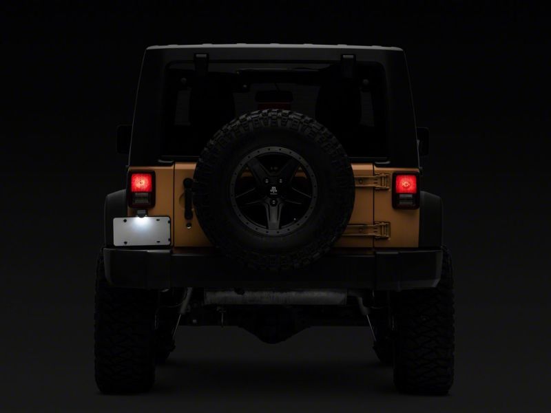 Raxiom 07-18 Jeep Wrangler JK Axial Series LED License Plate Conversion J132812