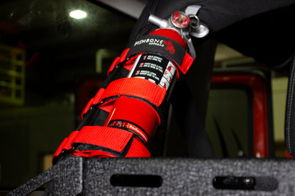 Fishbone Offroad Padded Roll Bar Red Fire Extinguisher Holder FB55155 FB55155 Photo - lifestyle view