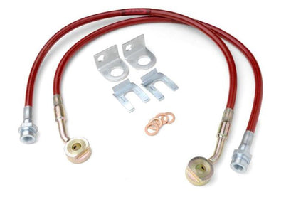 JKS Manufacturing Jeep Wrangler TJ/LJ HD Extended Brake Line Kit - Front JKS2292 JKS2292 Photo - Primary