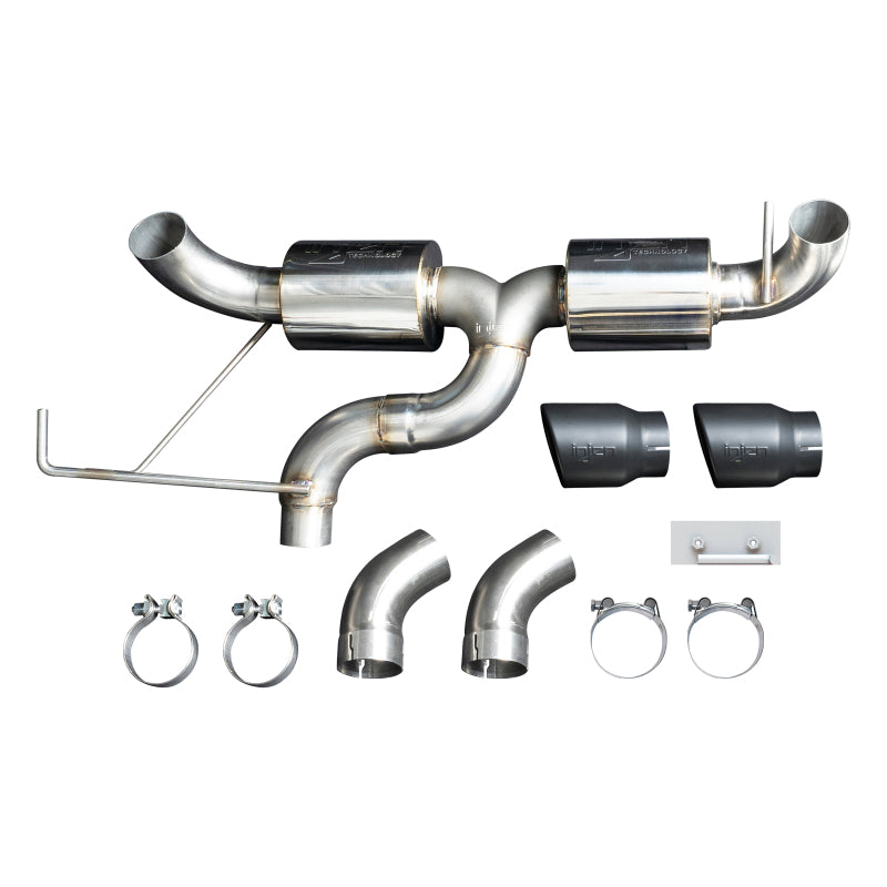 Injen 21-22 Ford Bronco L4-2.3L Turbo/V6-2.7L Twin Turbo  SS Axle-Back Exhaust SES9300AB SES9300AB Photo - out of package