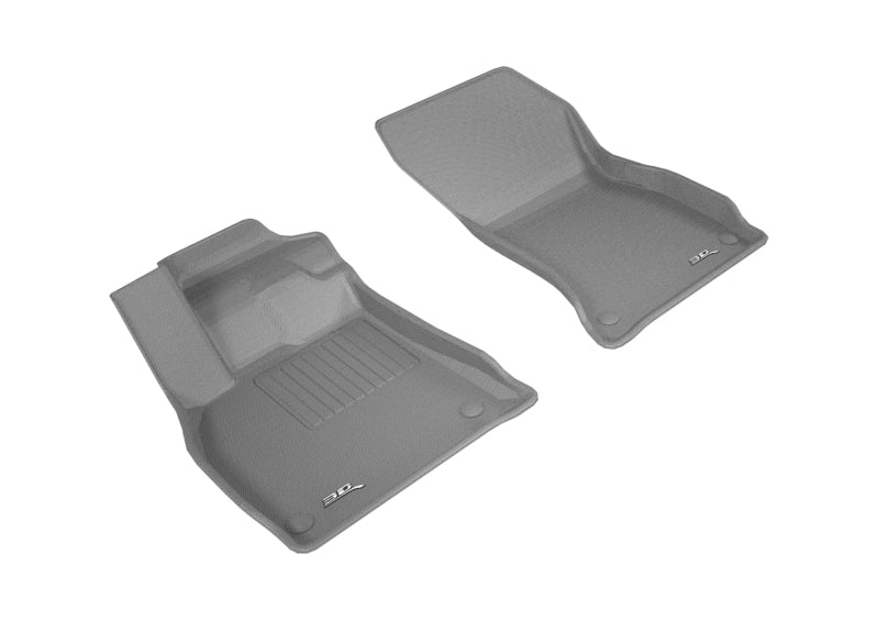 3D MAXpider 2018-2020 Audi Q5 Kagu 1st Row Floormat - Gray L1AD04711501 L1AD04711501 Photo - Primary