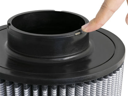 aFe Magnum FLOW Pro DRY S Universal Air Filter: 4 F x 8-1/2 B x 8-1/2 T x 21-90058 Photo - Unmounted