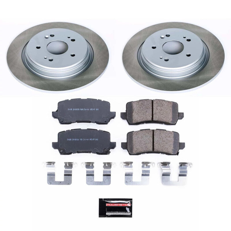 PowerStop Power Stop 15-20 Acura TLX Rear Semi-Coated Rotor Kit SC7216 SC7216 Photo - Primary