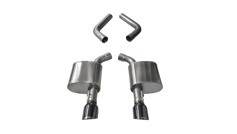 Corsa 15-19 Dodge Charger 6.4L/17-19 Dodge Charger 5.7L Black Sport AxleBack Exhaust w/4.5in Tips 21019BLK 21019BLK Photo - Primary
