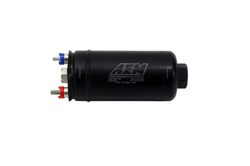 AEM Electronics 380lph Inline High Flow Fuel Pump 50-1005 Photo - Primary