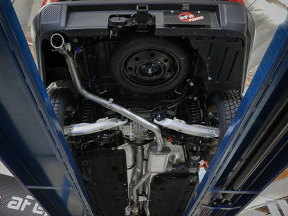 aFe 22-23 Ford Maverick EcoBoost L4 2.0L(t) Vulcan Series 2-1/2in 304 SS Cat-Back w/ Black Tip 49-33145-B 49-33145-B Photo - Mounted