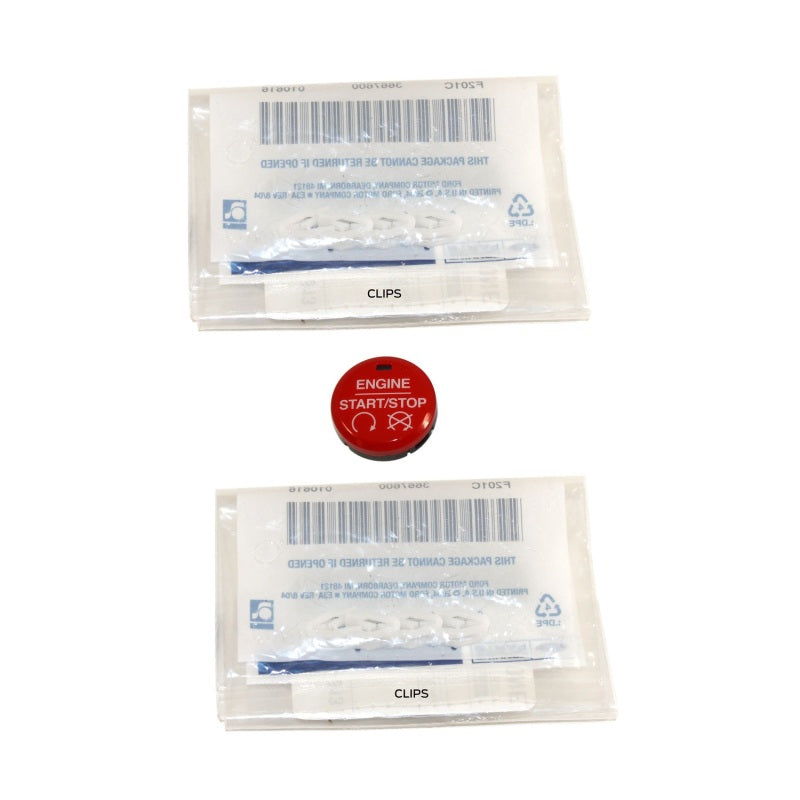 Ford Performance Parts 15-16 Mustang Red Starter Button Installation Kit M-10B776-MR Photo - Primary