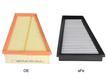 aFe Magnum FLOW Pro DRY S OE Replacement Filter - Mercedes-Benz CLA250 14- 31-10240 Photo - Unmounted