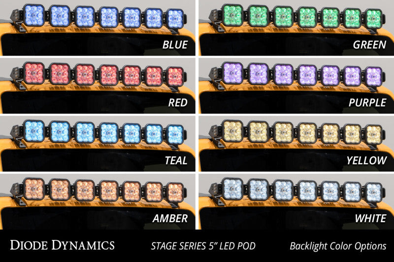 Diode Dynamics Bronco SS5 Sport CrossLink Windshield - Yellow Combo Lightbar Kit DD7233 DD7233 User 5