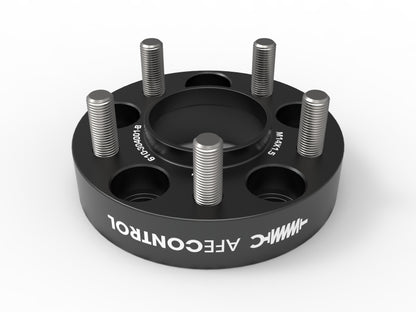 aFe CONTROL Billet Aluminum Wheel Spacers 5x114.3 CB70.5 1.25in - 15-24 Ford Mustang/20-23 Explorer 610-304001-B 610-304001-B Photo - Unmounted