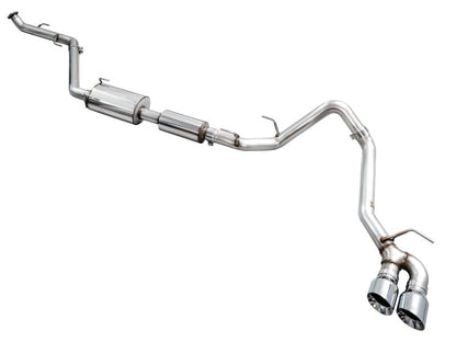AWE Tuning AWE Exhaust for 4th Gen Toyota Tacoma Dual Chrome Silver Tips 3015-32254 3015-32254 User 1