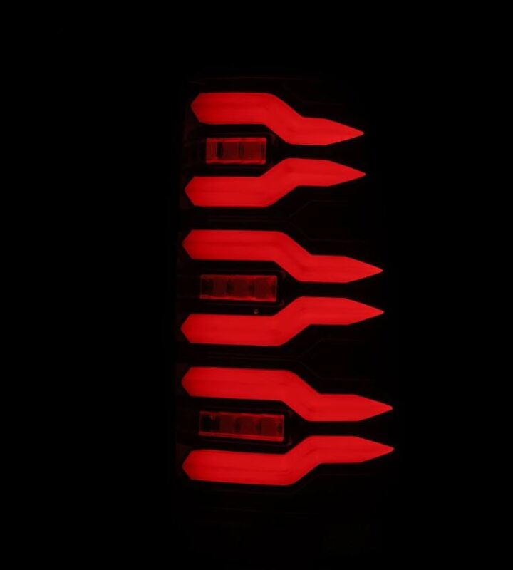AlphaRex 99-06 Chevrolet Silverado/99-06 GMC Sierra LUXX-Series LED Tail Lights - Black/Red 620007 620007 User 5