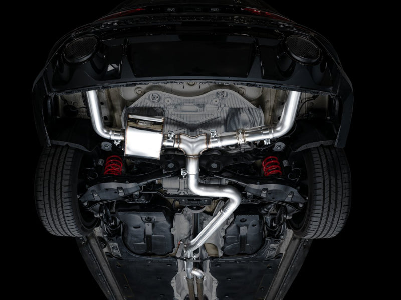 AWE Tuning Audi 22-23 8Y RS3 Cat-Back SwitchPath Exhaust (No Tips) 3025-31389 3025-31389 Photo - Mounted