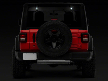 Raxiom 18-23 Jeep Wrangler JL Axial Series Rear Window Glass Hinge LED Lights J155993-JL J155993-JL Photo - Close Up