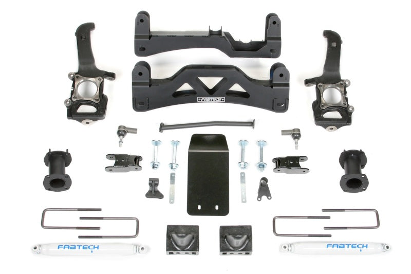 Fabtech 6" Basic System w/ Front Stock Coilovers Spacers & Rear Performance K2188 Photo - Primary
