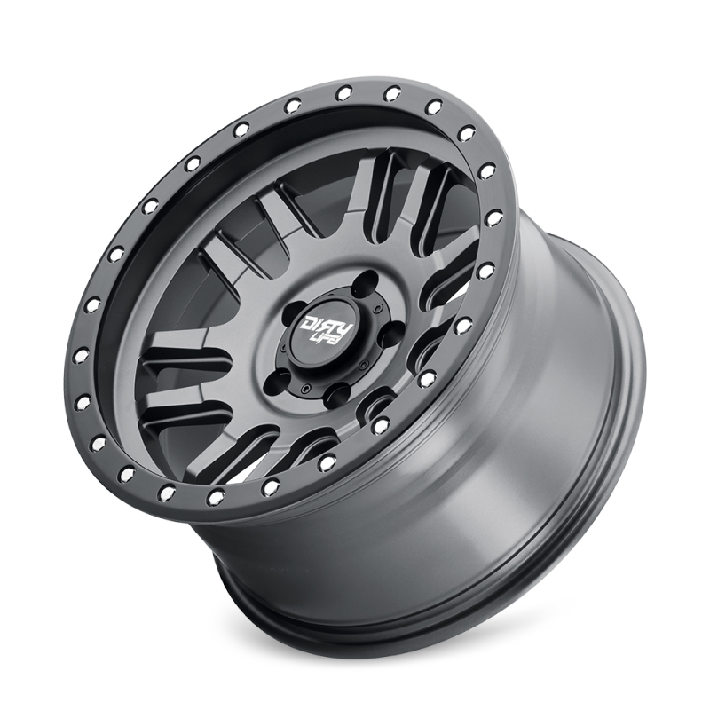 Dirty Life 9309 Canyon Pro 17x9/5x127 BP/-12mm Offset/71.5mm Hub Satin Graphite Wheel - Beadlock 9309-7973MGT12 9309-7973MGT12 Photo - Primary
