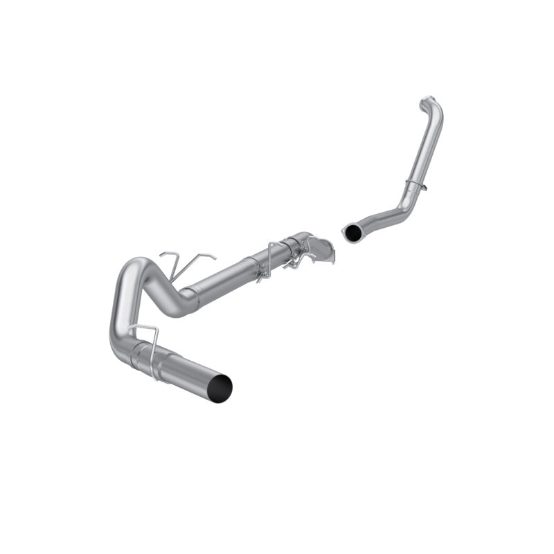 MBRP 03-07 Ford F-250/350 6.0L EC/CC Turbo Back Single Side (Stock Cat) - no Muffler S6206PLM S6206PLM Photo - Primary