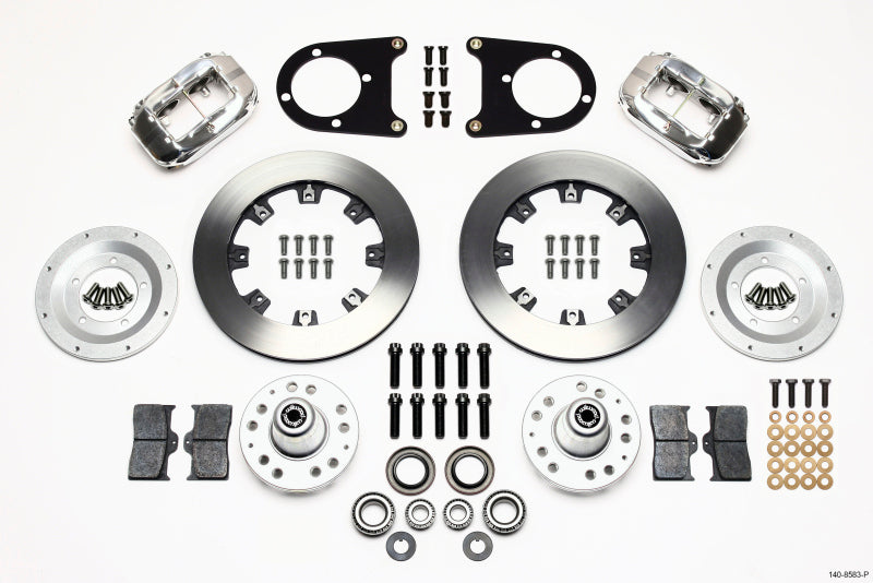 Wilwood Forged Dynalite Front Kit 12.19in Polished 37-48 Ford Psgr. Car Spindle 140-8583-P 140-8583-P Photo - Primary