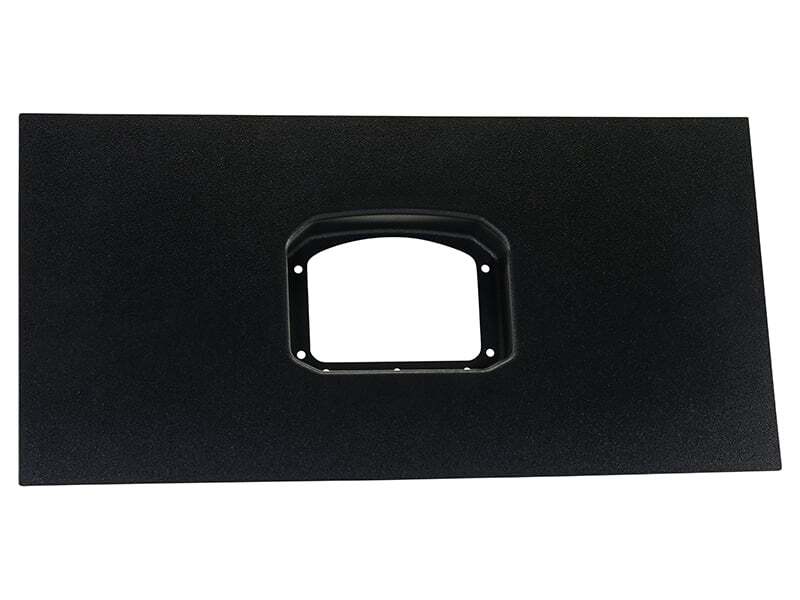 AEM Electronics Dash Panel, Flush Mount, Plastic, Black Wrinkle, 20 In. Long x 10 In. 30-5540 Photo - Primary