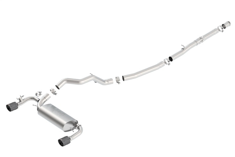 Borla 16-17 Focus RS Turbocharged 2.3L Single Split Exit ATAK Catback Exhaust 140730CFBA 140730CFBA Photo - Primary
