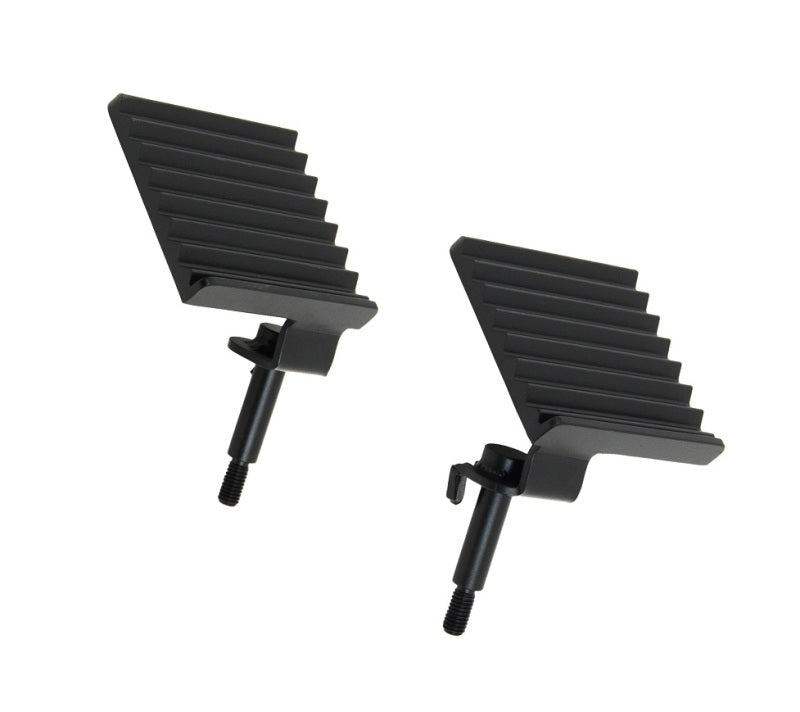 Fishbone Offroad 07-18 Jeep Wrangler JK - Foot Peg Set - Black FB21040