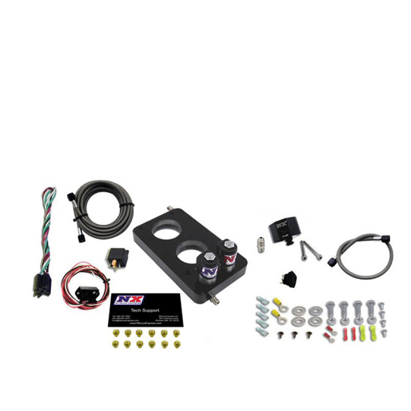 Nitrous Express 05-10 Ford Mustang 4.6L 3 Valve Nitrous Plate Kit (50-150HP) w/o Bottle 20947-00 20947-00 Photo - Primary
