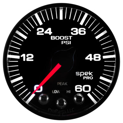 Autometer Spek-Pro 52.4mm 0-60 PSI Digital Stepper Motor Boost Gauge P304328 P304328 User 5