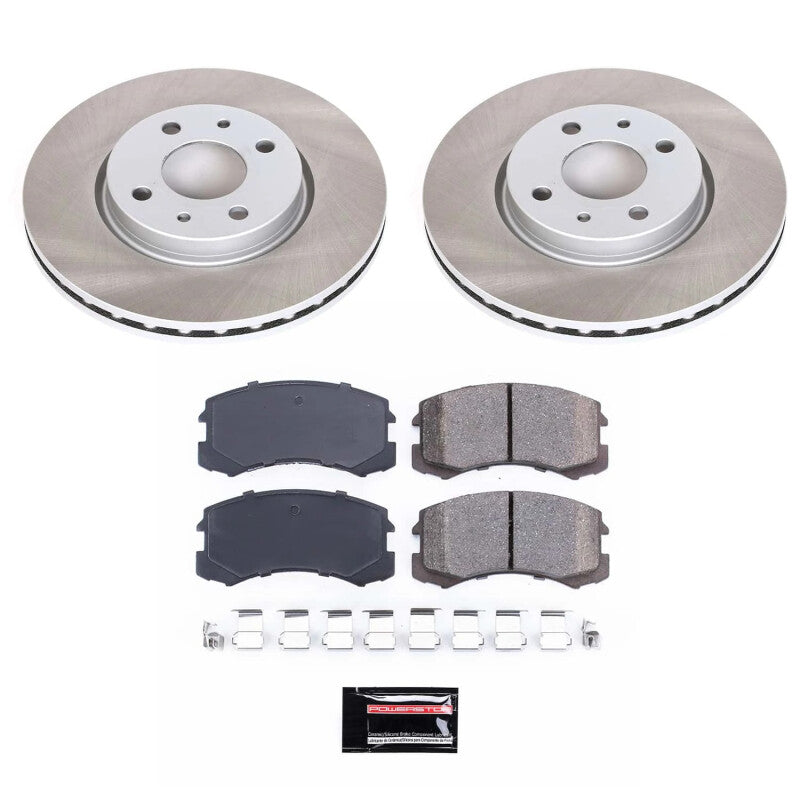 PowerStop Power Stop 02-07 Mitsubishi Lancer Front Semi-Coated Rotor Kit SC1092 SC1092 Photo - Primary
