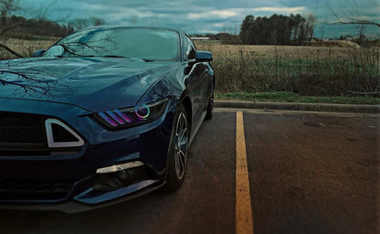 ORACLE Lighting Oracle 15-17 Ford Mustang V6/GT/Shelby Dynamic DRL Upgrade w/ Halo Kit - ColorSHIFT - Dynamic 1335-332 1335-332 Photo - lifestyle view