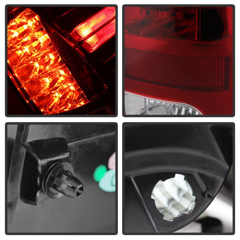 Spyder Dodge Ram 1500 13-14 13-14 LED Tail Lights LED Model only - Red Clear ALT-YD-DRAM13-LED-RC 5077547 5077547 User 1