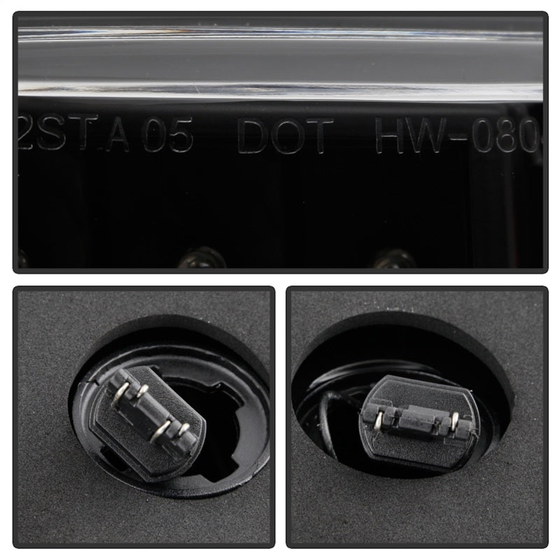 SPYDER Xtune Scion Xb 08-10 LED Tail Lights Black ALT-ON-TSXB08-LED-BK 5013156 5013156 Photo - Unmounted