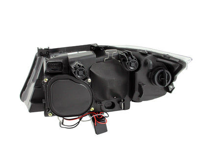 Anzo 2006-2008 BMW 3 Series E90-E91 Projector Headlights w/ Halo w/ LED Bar 121335 Photo - Unmounted