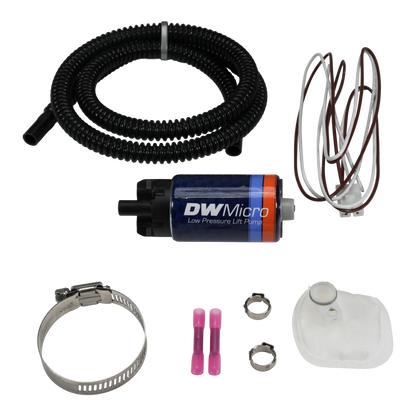 DeatschWerks DW Micro Series 210lph Low Pressure Lift Fuel Pump w/ Universal Install Kit 9-110-1070 9-110-1070 Photo - Primary