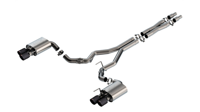 Borla 24-  Mustang 5.0L Axle Baxk Exhaust 140963CFBA 140963CFBA Photo - Primary