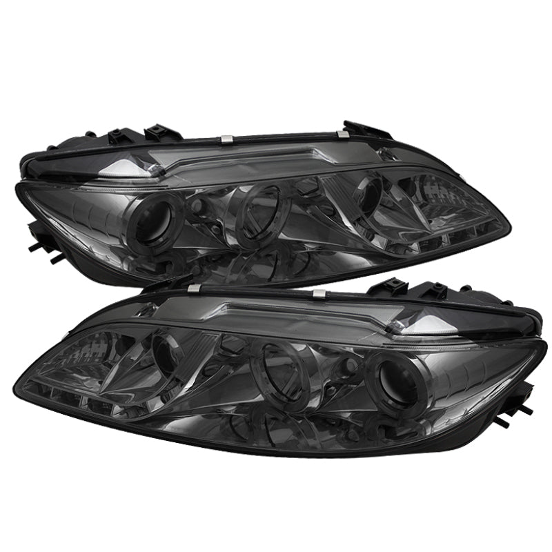 Spyder Mazda 6 03-05 With Fog Lights Projector Headlights LED Halo DRL Smke PRO-YD-M603-FOG-DRL-SM 5042545 5042545 Photo - Primary
