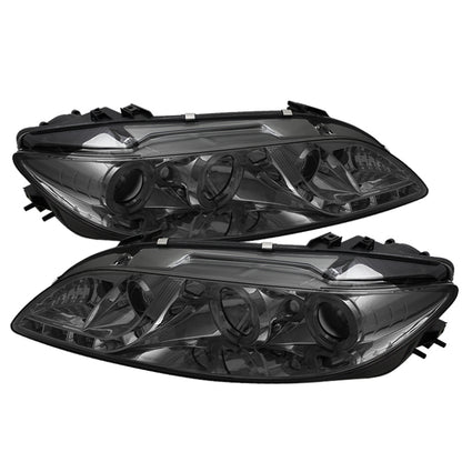 Spyder Mazda 6 03-05 With Fog Lights Projector Headlights LED Halo DRL Smke PRO-YD-M603-FOG-DRL-SM 5042545 5042545 Photo - Primary