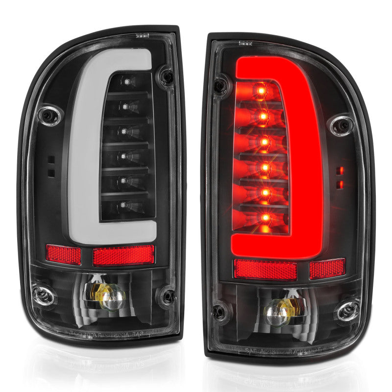 ANZO 95-00 Toyota Tacoma LED Taillights Black Housing Clear Lens (Pair) 311353 311353 Photo - Unmounted