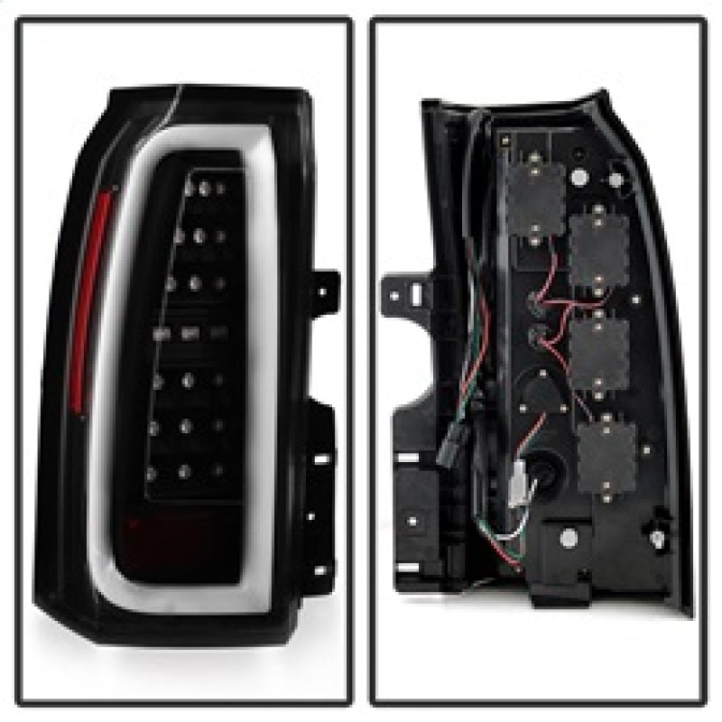 Spyder Chevy Tahoe / Suburban 15-17 Light Bar LED Tail Lights - Black (ALT-YD-CTA15-LED-BK) 5084583 5084583 Photo - Unmounted