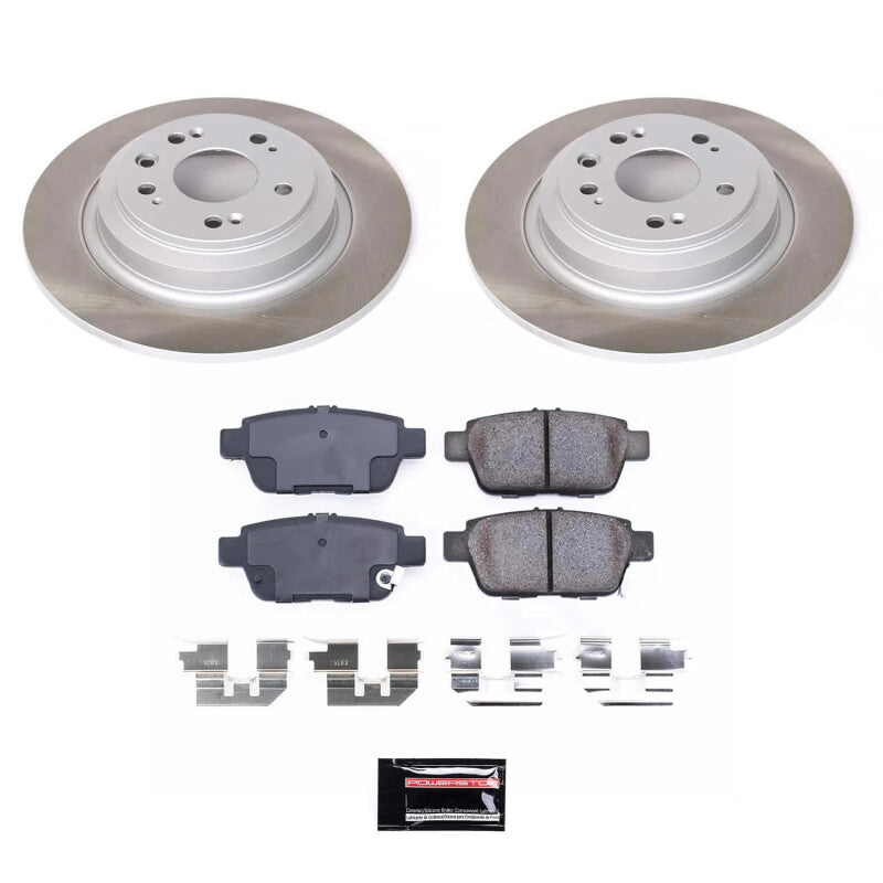 PowerStop Power Stop 09-14 Acura TL Rear Semi-Coated Rotor Kit SC5854 SC5854 Photo - Primary