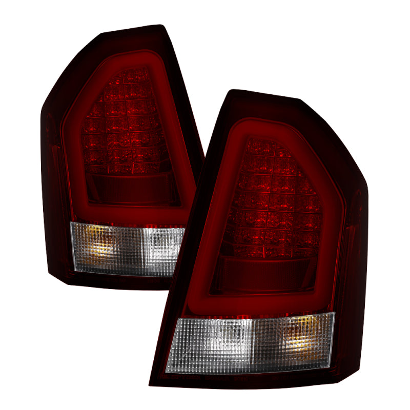 Spyder Chrysler 300C 08-10 V2 Light Bar LED Tail Lights - Red Clear ALT-YD-C308V2-LED-RC 5083395 5083395 Photo - Primary