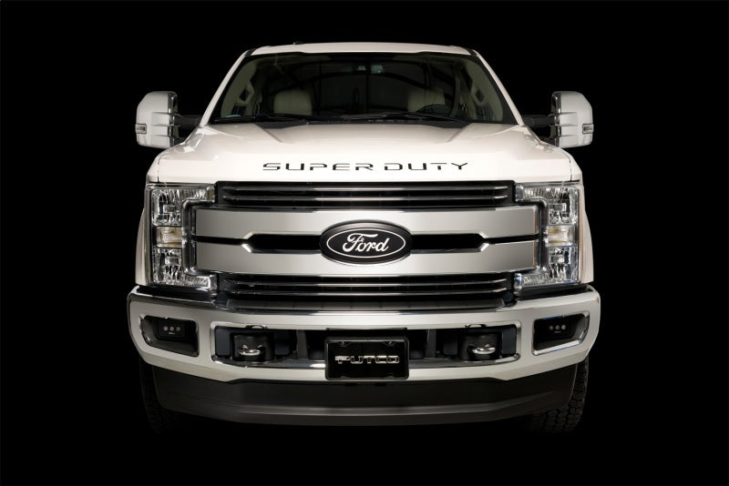 Putco Ford Super Duty Letters (Stamped/ Black Platinum) Tailgate/Back 55552BPFD Photo - Mounted