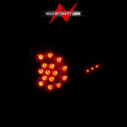Anzo 2005-2015 Toyota Tacoma LED Taillights Black 311042 Photo - Unmounted
