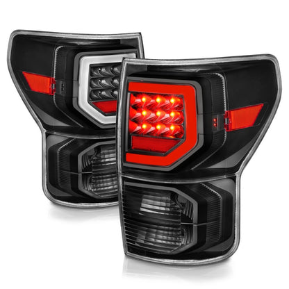 Anzo 07-11 Toyota Tundra Full LED Tailights Black Housing Clear Lens G2 (w/C Light Bars) 311386 311386 Photo - Unmounted